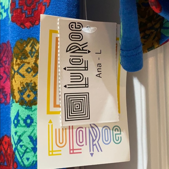 Lula Roe Ana maxi dress. L - Picture 4 of 4